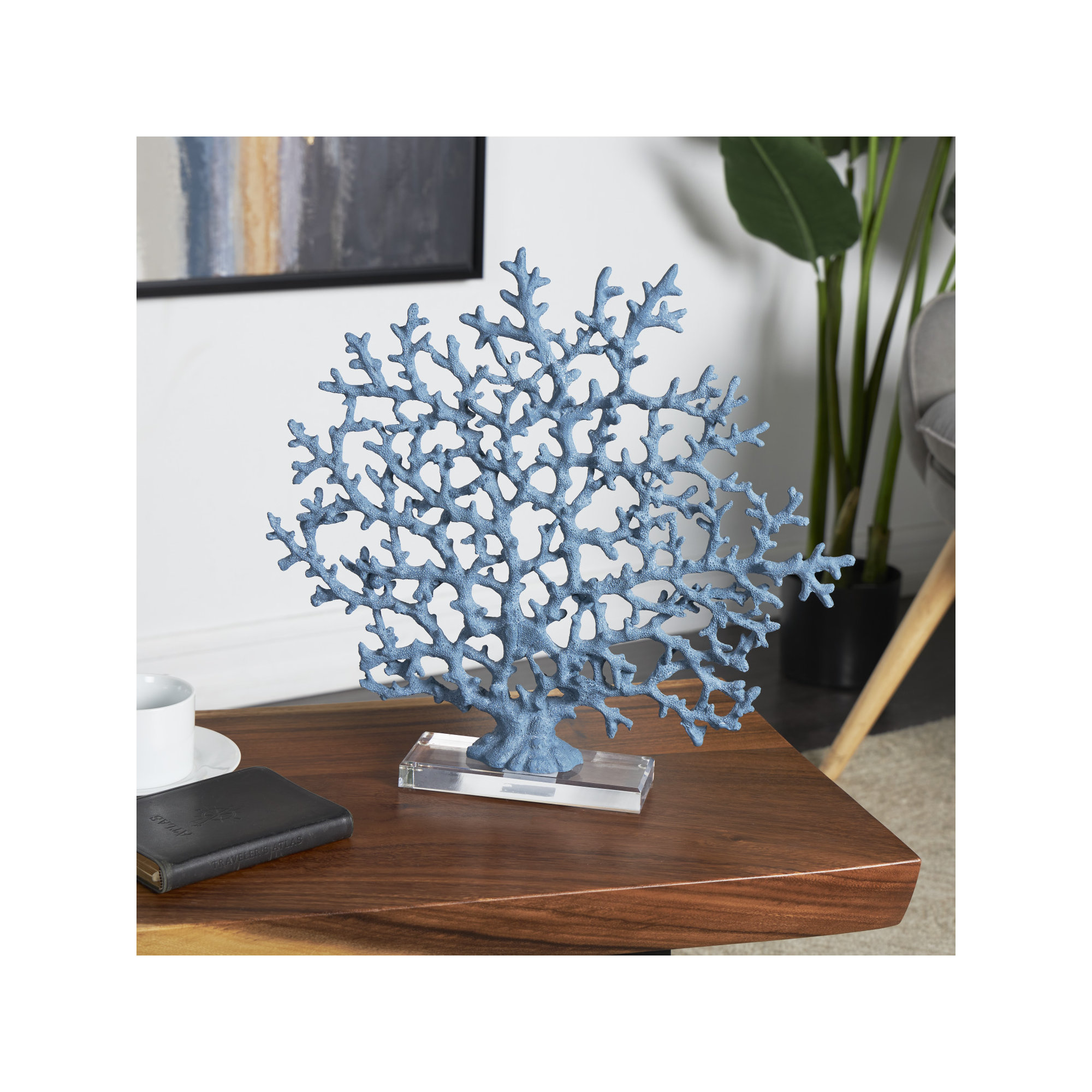 Enprise Coral Sculpture Sculpture, Blue