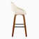 Fabrico 30" Fixed-Height Bar Stool With Bent Wood Legs And Square Footrest - Set Of 2
