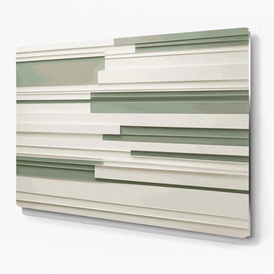 Minimalisme 82, art mural en métal beige