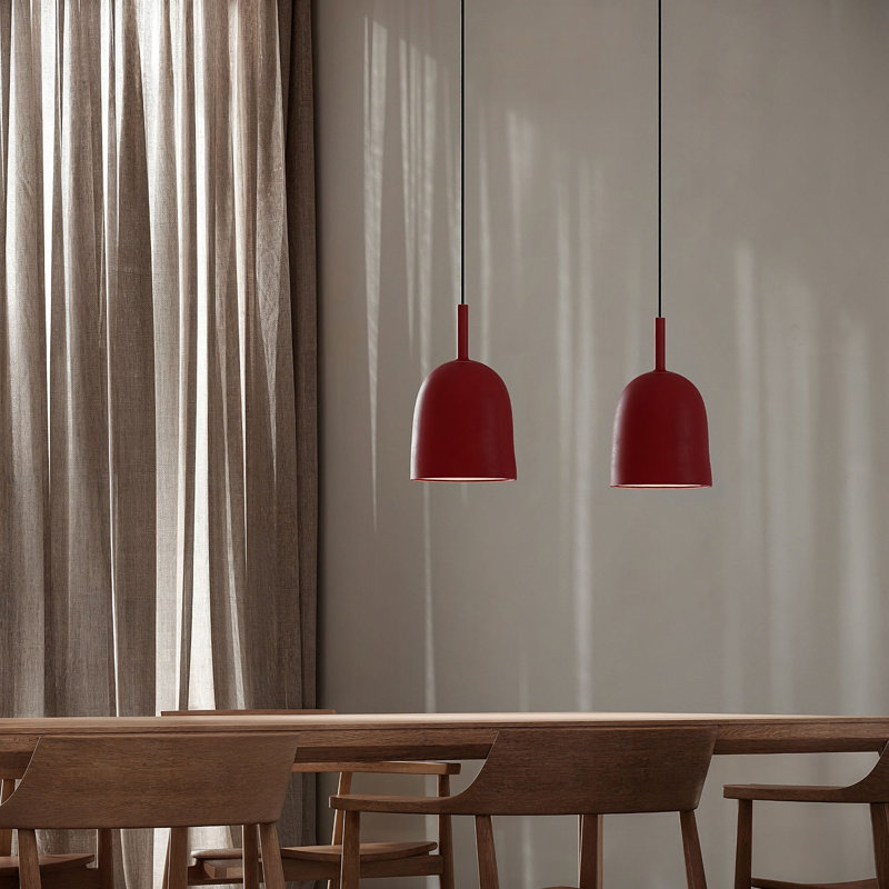 Vessel Pendant Light, Canyon, 18.5'' H x 9'' W x 9'' D, Black
