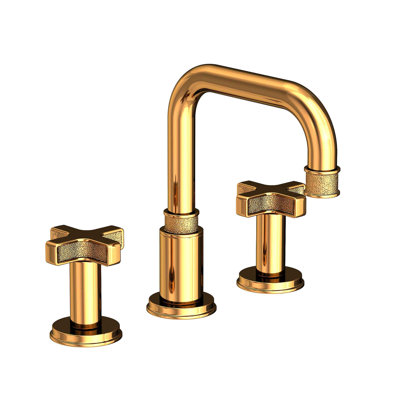Griffey Widespread Bathroom Faucet with Drain Assembly