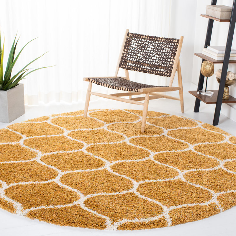 Suncrest Performance Geometric Rug, Round 7'