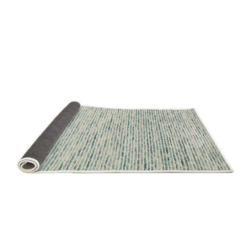 Tapis contemporain gris, Rond 4 pi