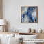 «Abstract Blue Geode Crystal Dream», reproduction d'art moderne sans cadre-11893103