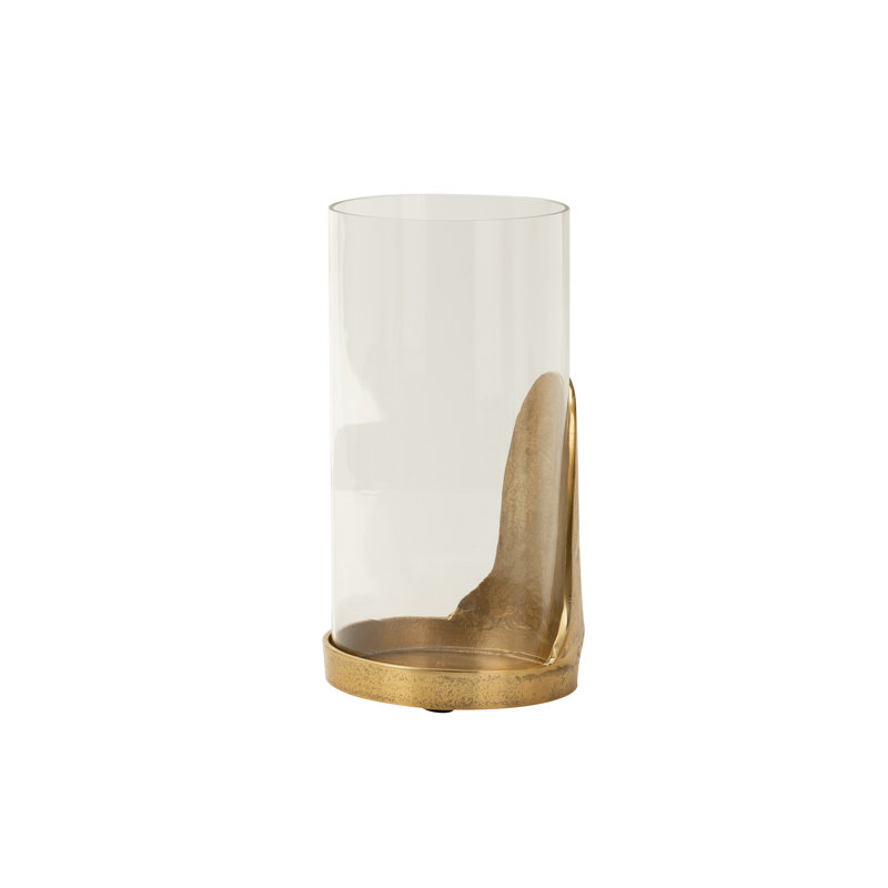 Tabletop Candlestick, 31cm H x 17cm W x 17cm D, Gold