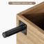 Armoire à chaussures Aleatha 6 paires à 24 paires avec portes et tablettes réglables pour le vestibule-1852051565