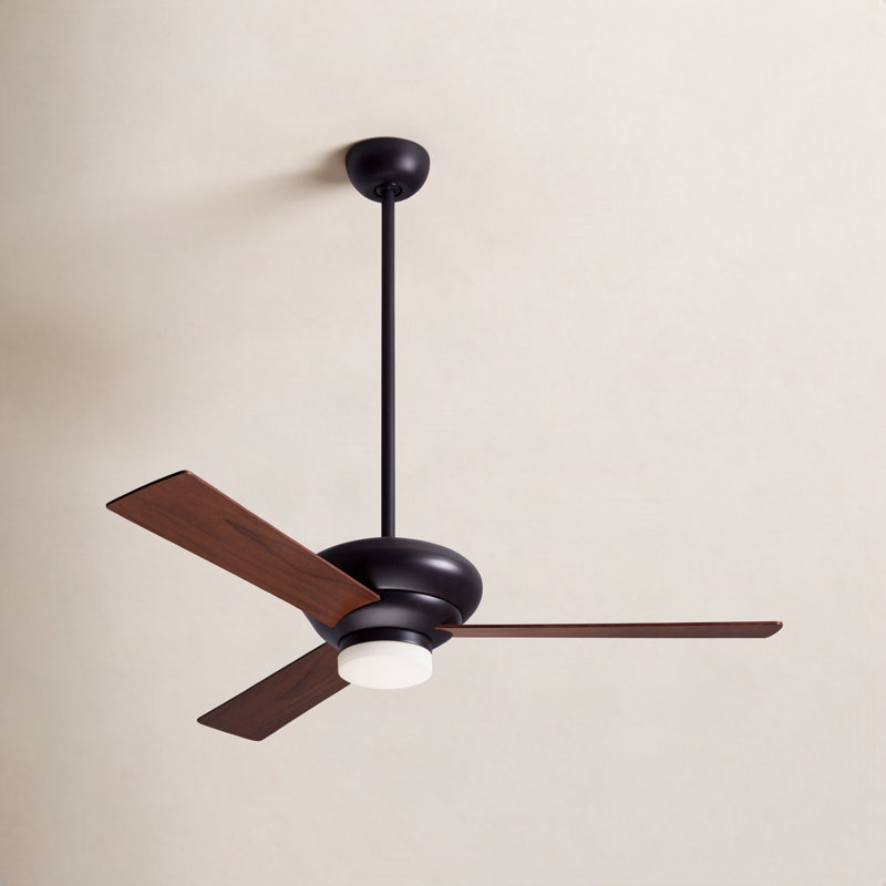 Altus 42'' Ceiling Fan with LED Lights, Dark Bronze, Mahogany, Handheld Remote Control (2-wire)