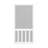 Screen  5 Bar 80-In Height White Primed Screen Door Slab Only-108677889