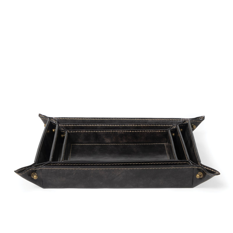 Derby Decorative Tray, Black
