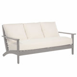 Kennebunkport 86" Wide Outdoor Patio Sofa with Cushions