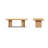 Lisbon 96" American Oak Dining Table