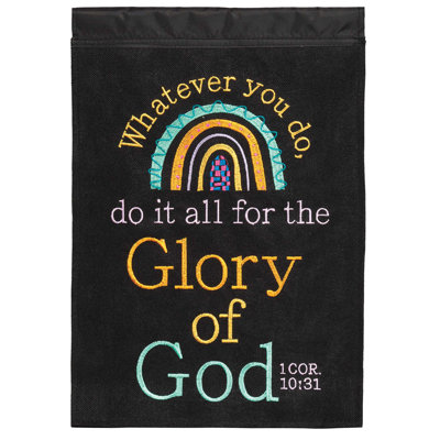Double Sided 18'' H x 13'' W Polyester Garden Flag