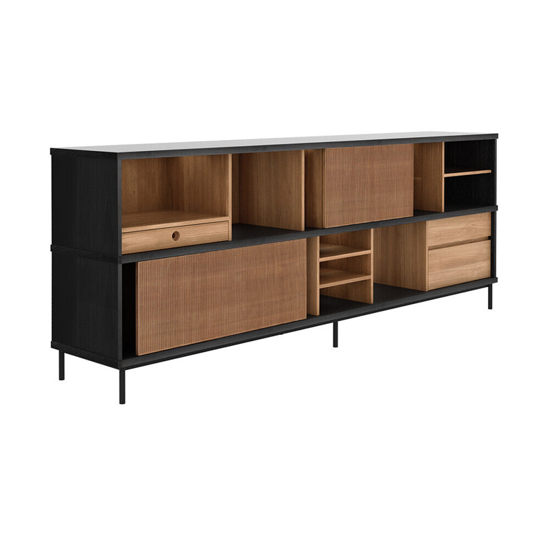 Oscar 88.1 in. W Solid Wood Sideboard
