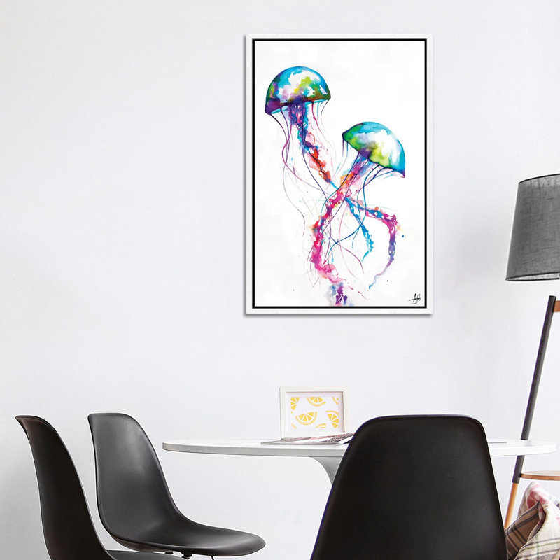 Marc Allante - Print on Canvas, 152.5 cm H x 101.5 cm W, White Floater Framed