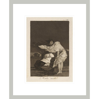 Mala noche. (A bad night.) by Francisco de Goya -Framed Giclee Print