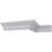 2 1/4"H x 2 1/4"P x 3"F x 94 1/2"L Eris Smooth Crown Moulding