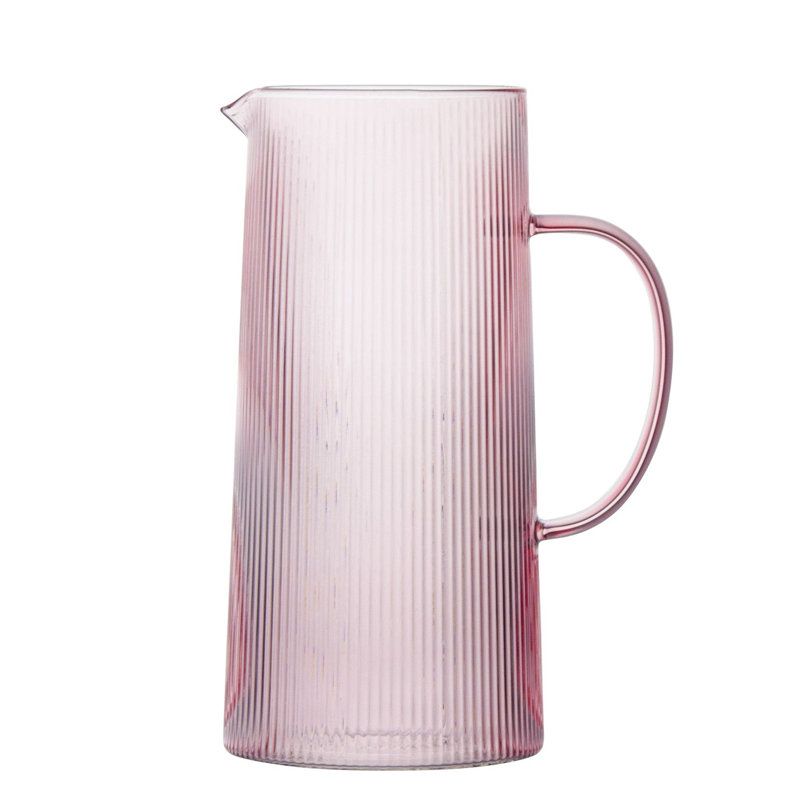 Ribbed Pitcher 50.5 Fl. Oz., Pink