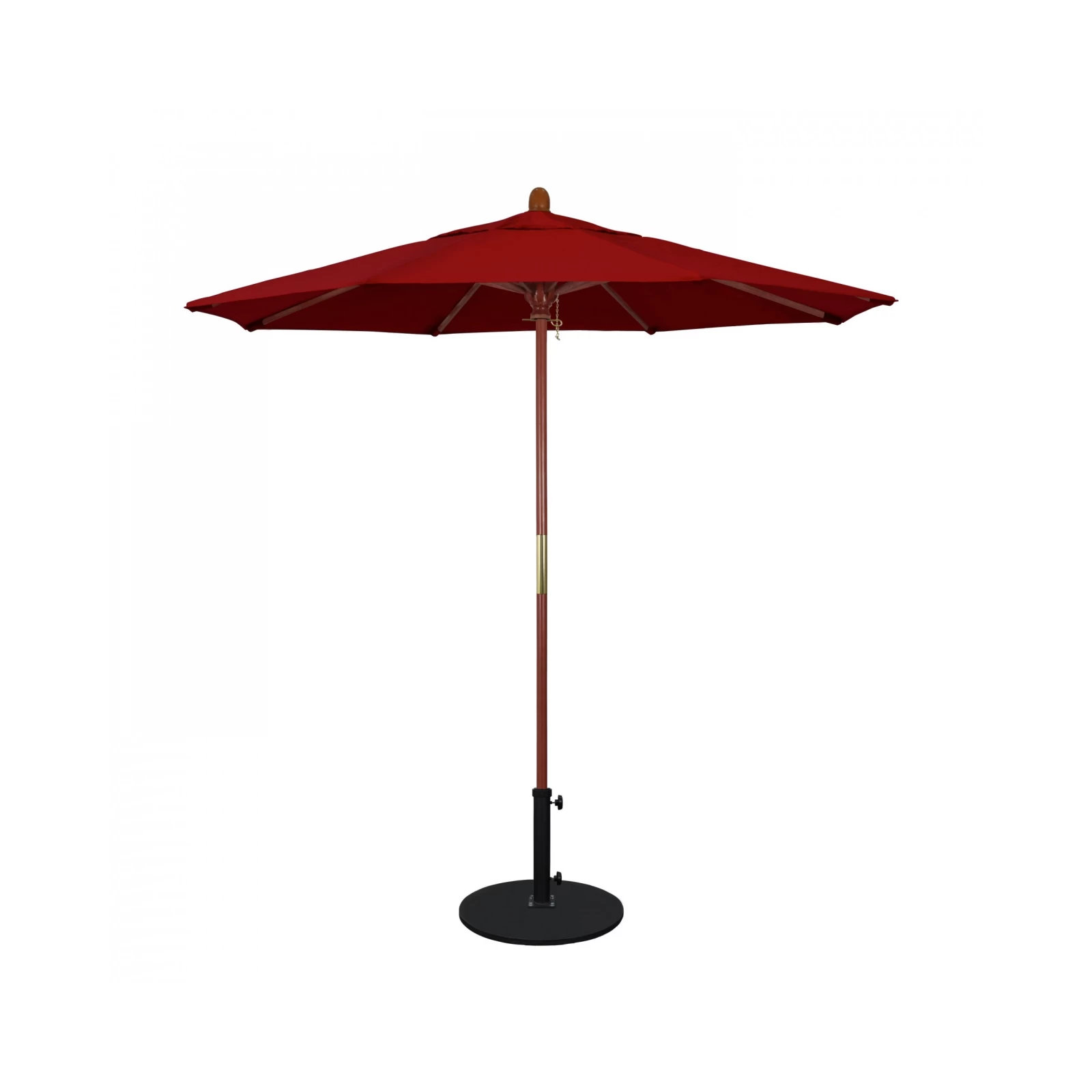 Manford 90'' Outdoor Umbrella, Red - Pacifica