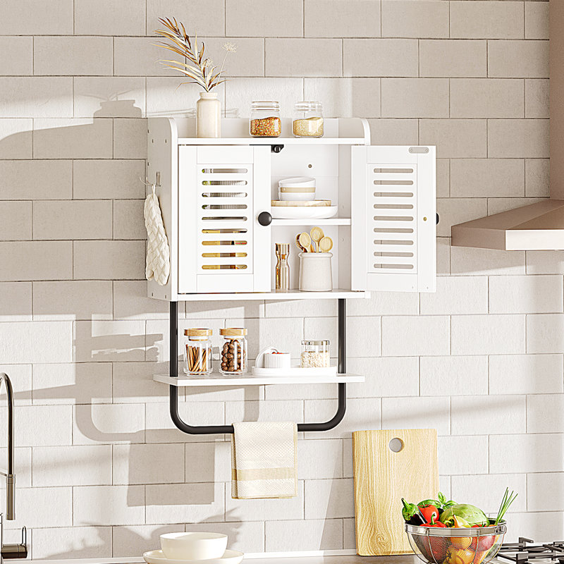 Bathroom Wall Cabinet With Towel Bar