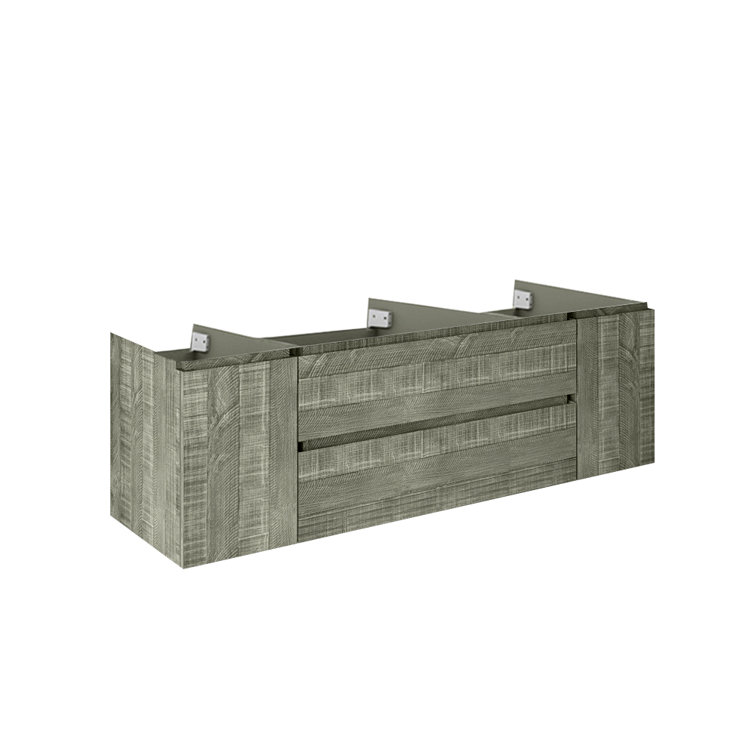 Base de meuble-lavabo mural flottant simple 59 po Fresca Formosa - Base et lavabo non inclus