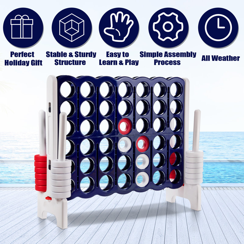 Jumbo 4-to-score Giant Game Set, Navy