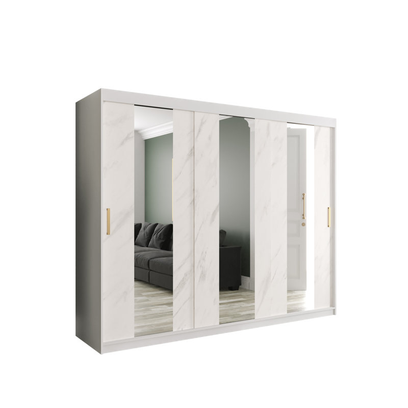 Pavlof Plastic Wardrobe, White
