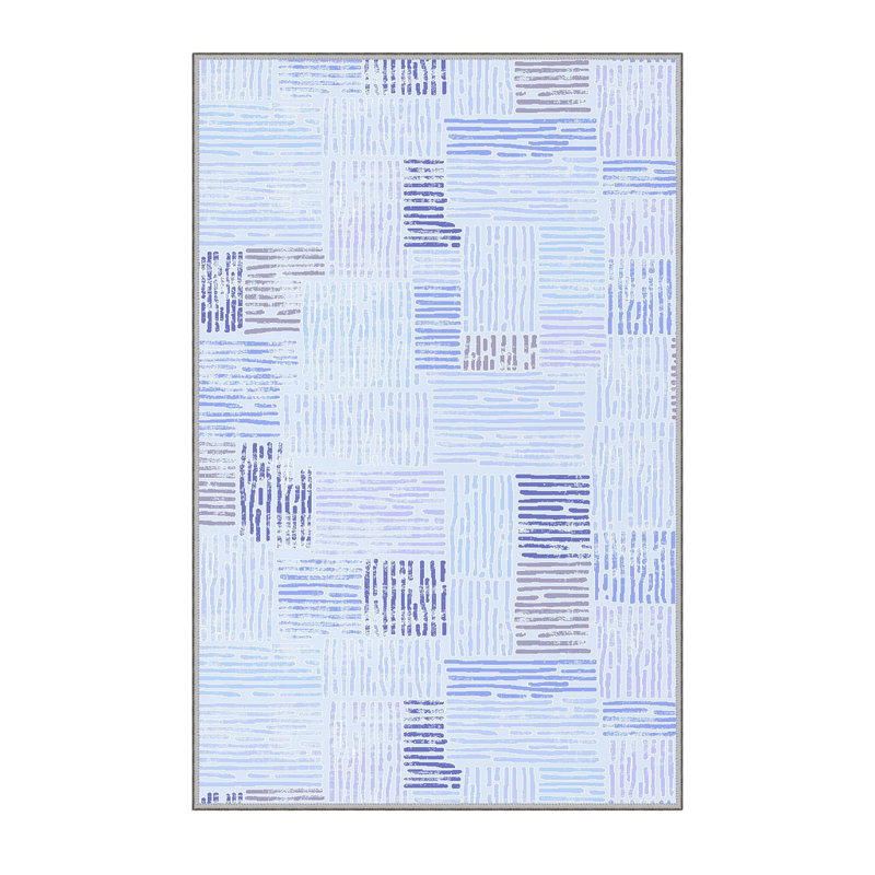 Premium Hall Carpet, 2.6 x 6.6 Feet, 100% Polyester, 0.3 in Pile Height | Antibacterial, Non-Slip Underside, Machine Washable | 3D Digital Print Design, Durable & Stylish for Entryways, Living Rooms & More