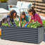 Lit de jardin surélevé en métal Sacia-70485702-70485756