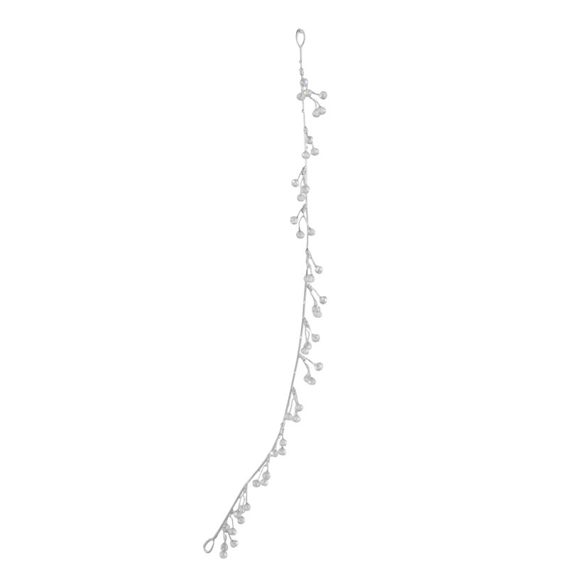 61cm Faux Garland, Silver