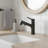Modern Bathroom Sink Faucet with Pull-Out Sprayer and Pop-Up Drain-120650253