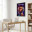 Ensemble de 1 tableau mural Cyber ​​​​Flora Neon Circuit Art sur toile tendue-1107100799