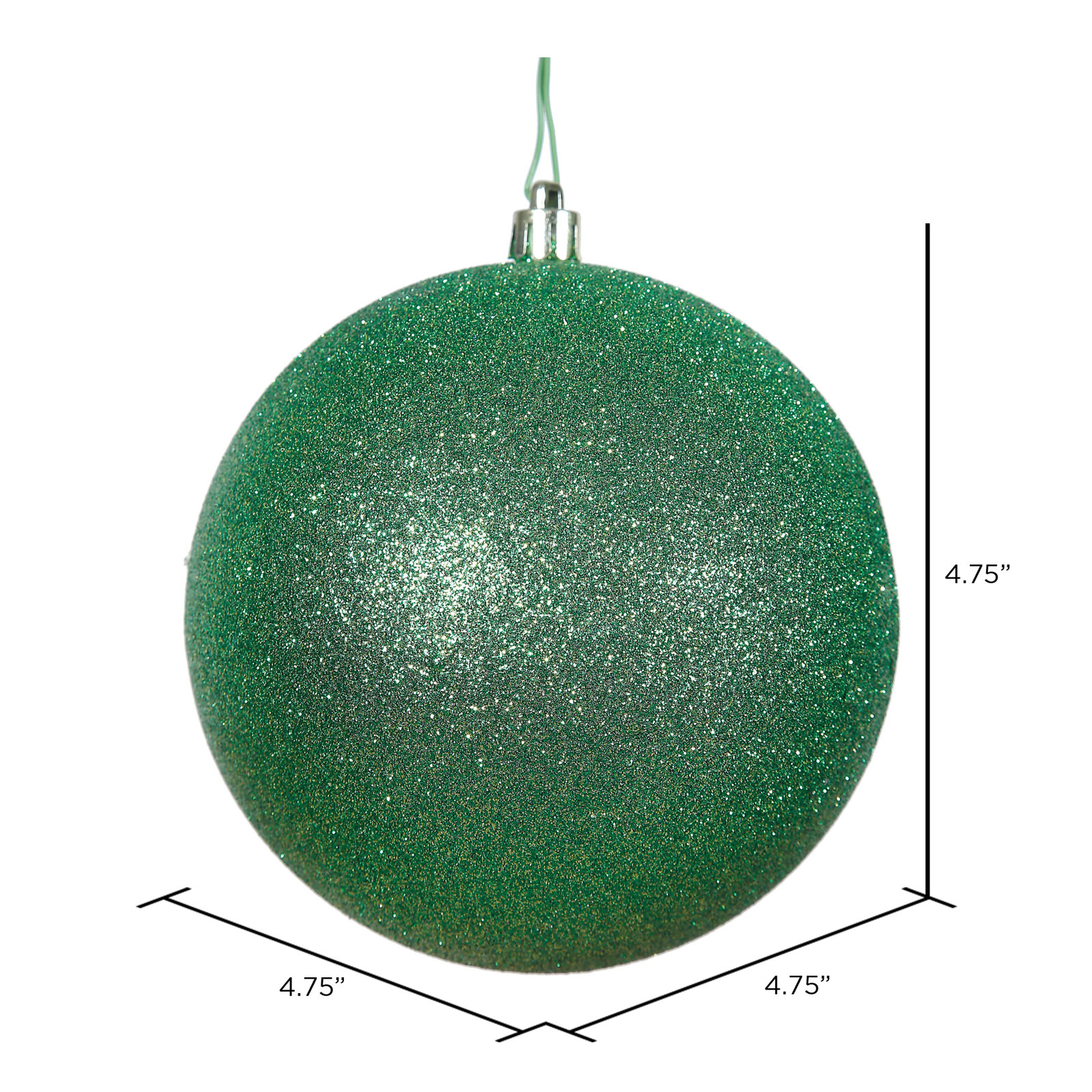 Holiday Décor Ball Ornament, Green