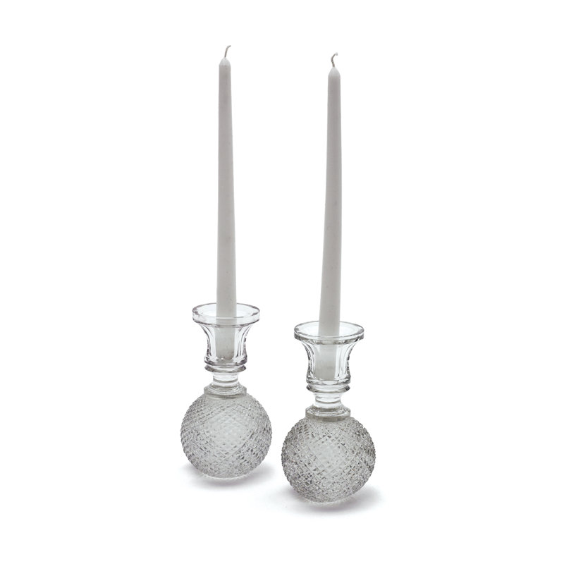 Chandelles en verre à billes cross cut