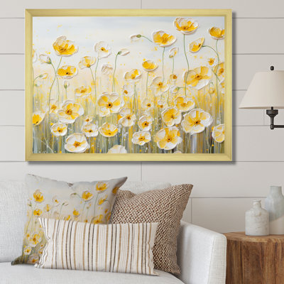 " Buttercups Floral Array Field "