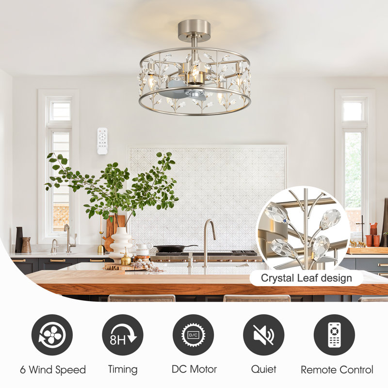 50.8cm Ceiling Fan with Light Kit