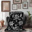 Jeté en sherpa monochromatique 1 pièce Aztec Bloom-1753162424