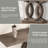 Andreafsky 55.11'' Farmhouse Wooden Console Table-1781449554