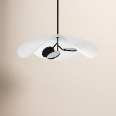 Hinton 3 Light Metal Dimmable LED Pendant