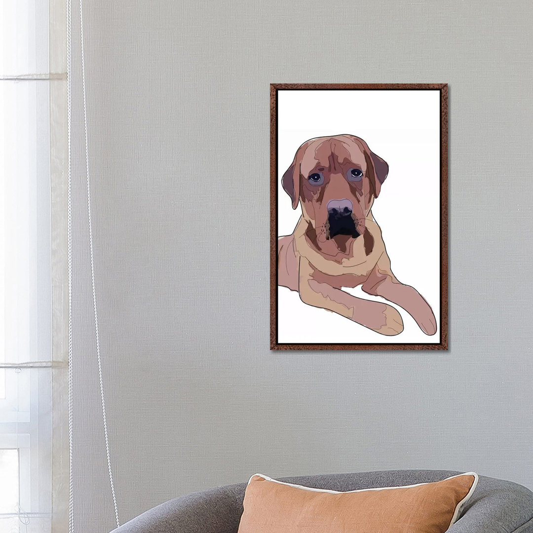 Labrador II von Sketch And Paws - Galerie-verpackte Leinwand Giclée auf Leinwand