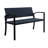 Powder Coated Steel Outdoor Bench