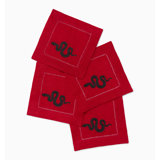 Lny2025-Snake 6 x 6 Cocktail Napkin
