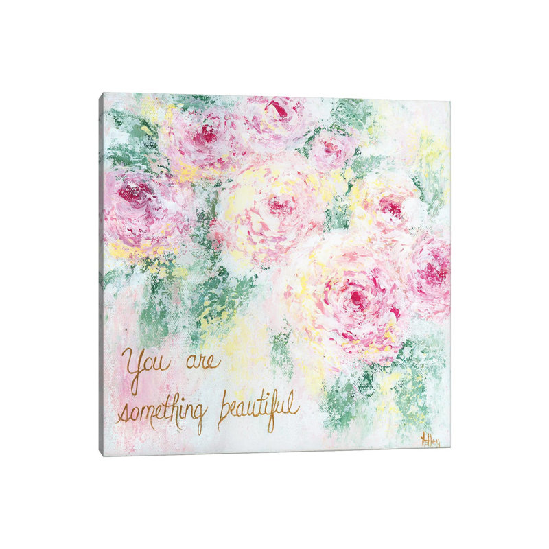 Something Beautiful by Ashley Bradley - Print on Canvas, Wrapped Canvas, 93.98 cm H x 93.98 cm W x 3.175 cm D