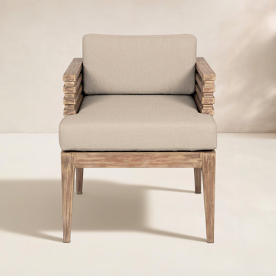 Aerilyn Patio Dining Armchair with Cushion by Joss & Main