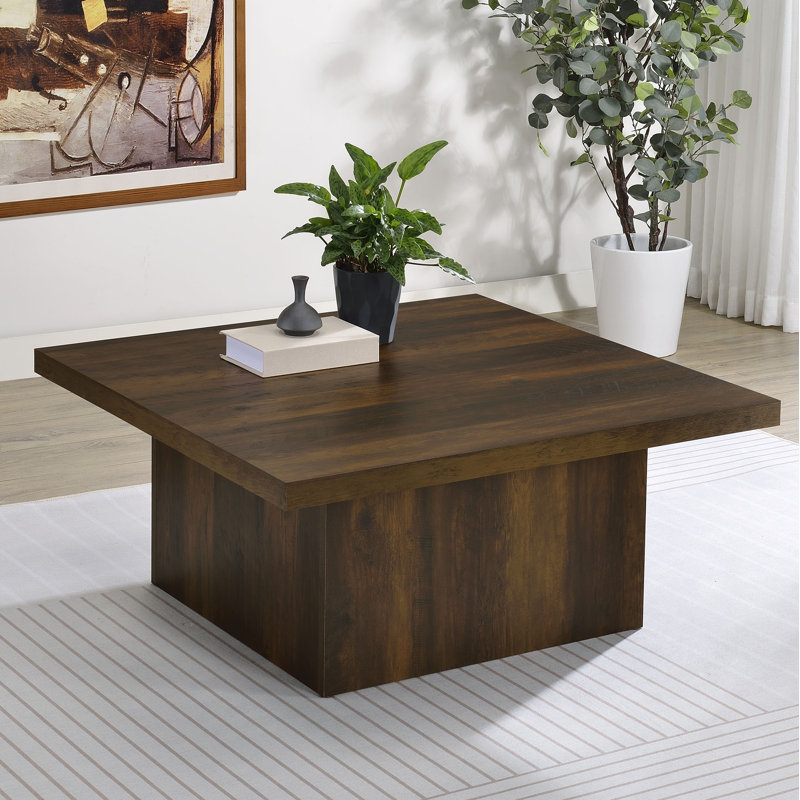 Table basse Artequent, Pin foncé