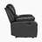 Suisun 38" Traditional Faux Leather Reclining Chair with Tab Pull Reclining Motion, Solid Wood & Plywood Frame-133341914
