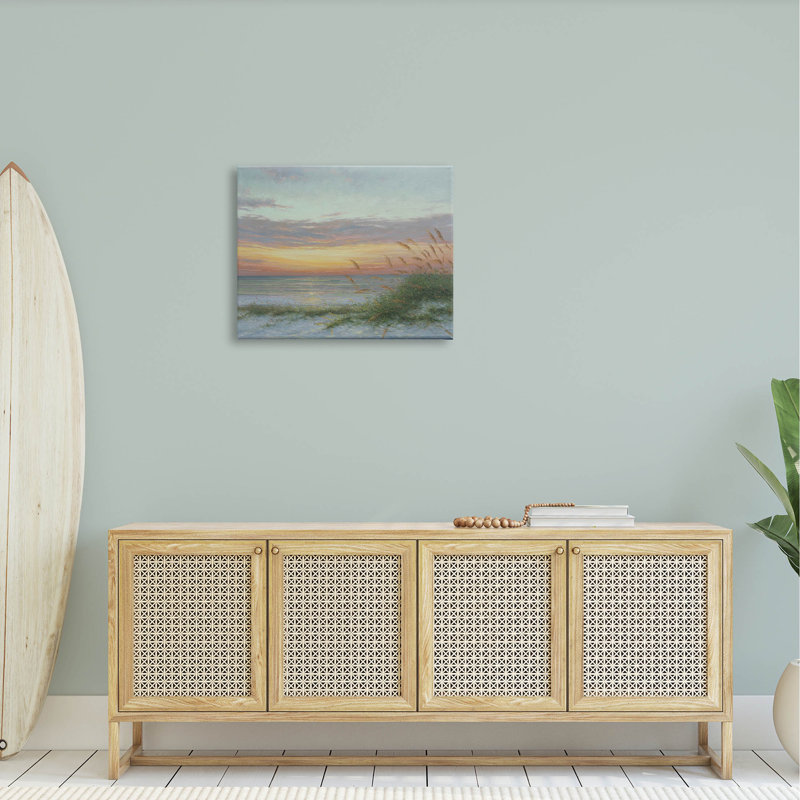 «Coastal Beach Summer Sunset» par Martin Figlinski, H 24 po x l 30 po x P 1,5 po