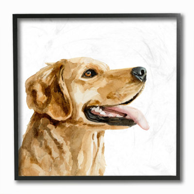 Labrador Portrait Dog House Pet par Victoria Barnes - reproduction d'art