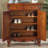 Modern Brown Solid Wood Shoe Storage