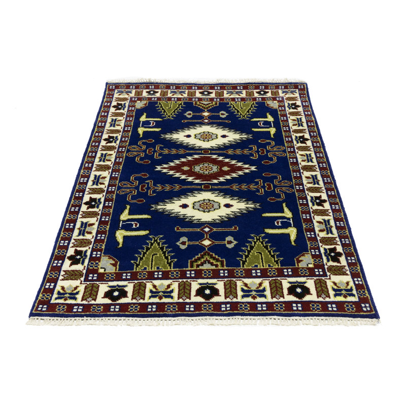 Tapis rectangulaire en laine 4 pi x 5 pi 10 po Katashia