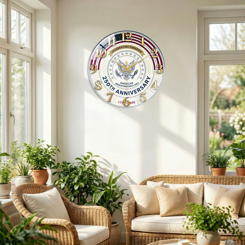 "American Flag USA 250th Anniversary Merchandise", 40 x 40 cm (15,7 x 15,7 pouces)